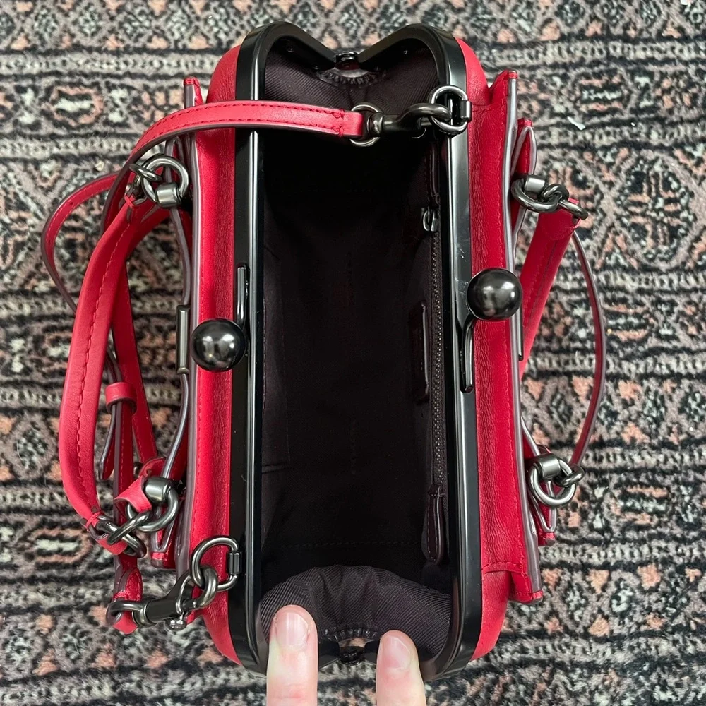 Coach Scarlet Satchel with Heart Accent - Picture 9 of 14